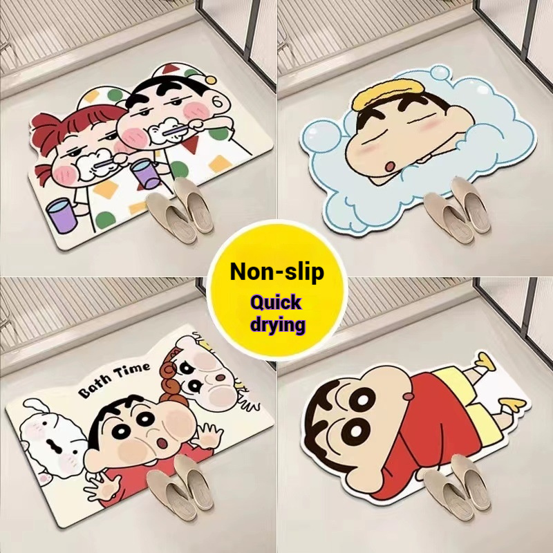 Home Goods Bathroom Mats - Shower Room Water Uptake Mat Quick