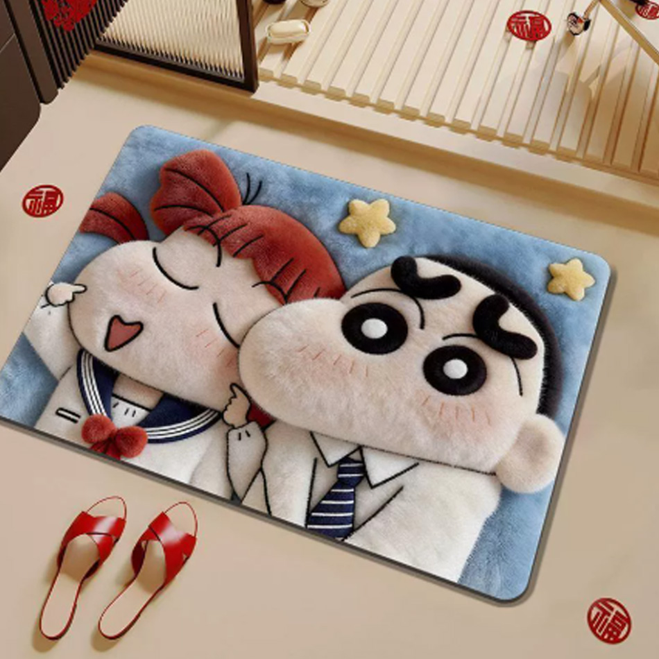 Home Goods Bathroom Mats - 2027 Cartoon Diatomaceous Earth Bath Mat