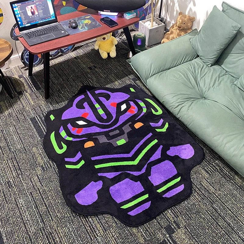 Home Goods Bathroom Mats - NEON GENESIS EVANGELION Designer Plush Rug
