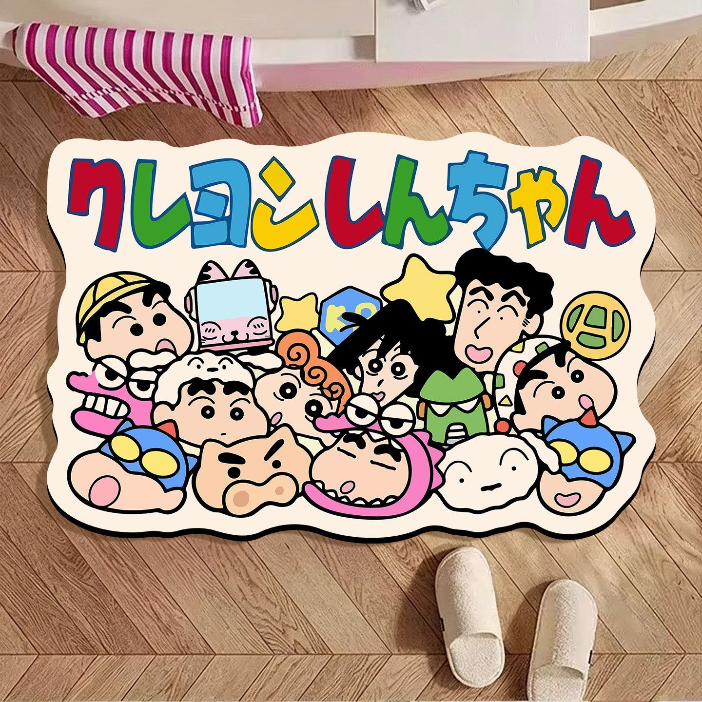 Crayon Shin‑chan Irregular Bat - Home Goods Bathroom Mats ulasan dan harga