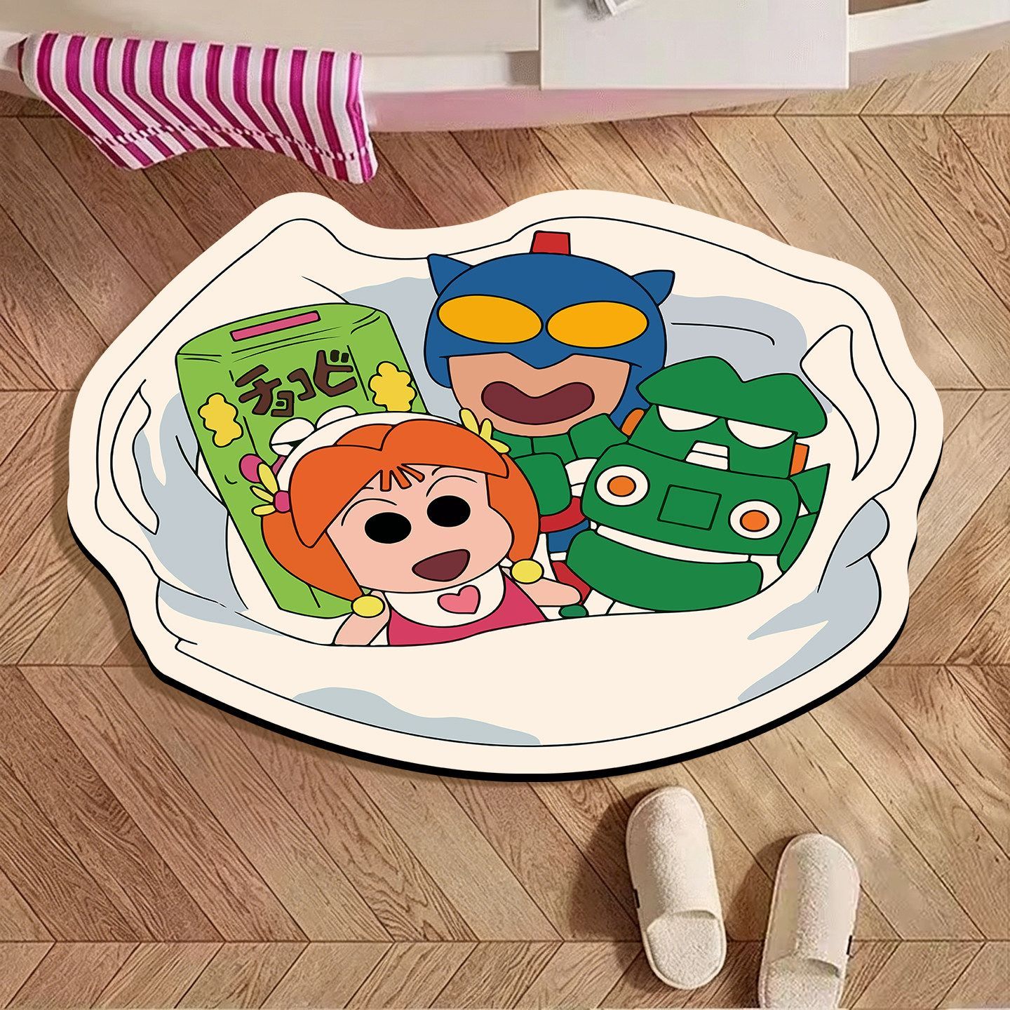 Crayon Shin‑chan Irregular Bat - Home Goods Bathroom Mats ulasan dan harga