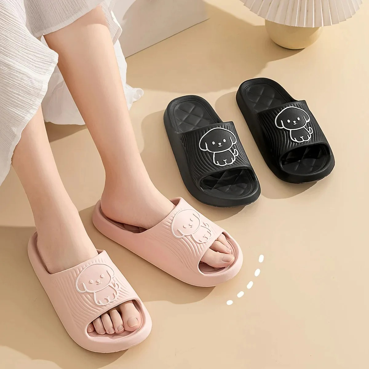 Cute Carton Slippers Bathroom  - Your Home Bathroom ulasan dan harga