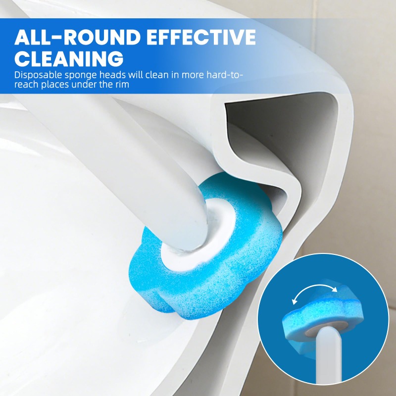 Toilet Brush With Disposable R - Tiny Home Bathroom Kit ulasan dan harga