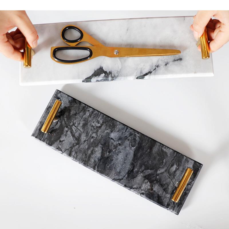 Nordic Natural Marble Tray Dec - Tiny Home Bathroom Kit ulasan dan harga