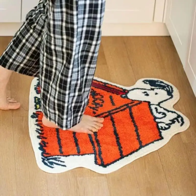 Cute Cartoon Snoopy House Shap - Home Goods Bathroom Mats ulasan dan harga