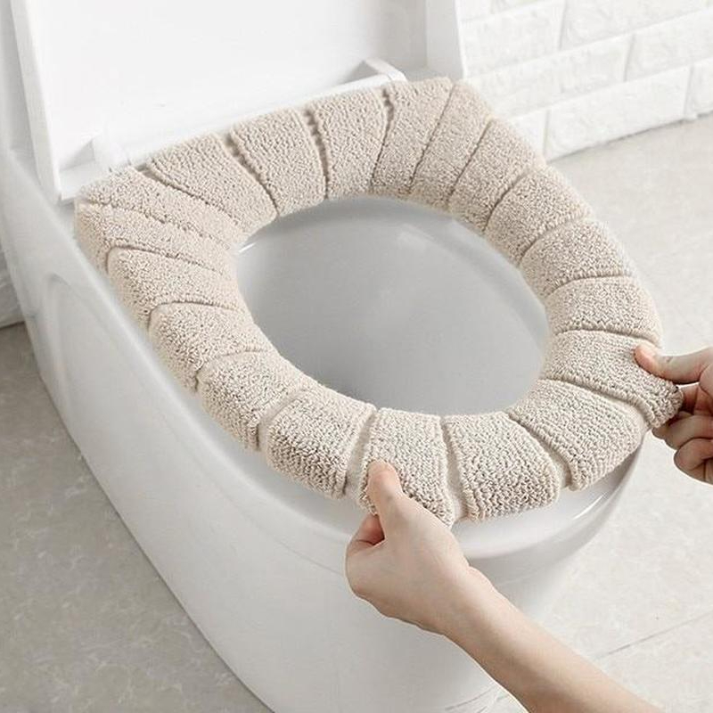 Toilet Seat Cover Warm Soft Ac - Tiny Home Bathroom Kit ulasan dan harga