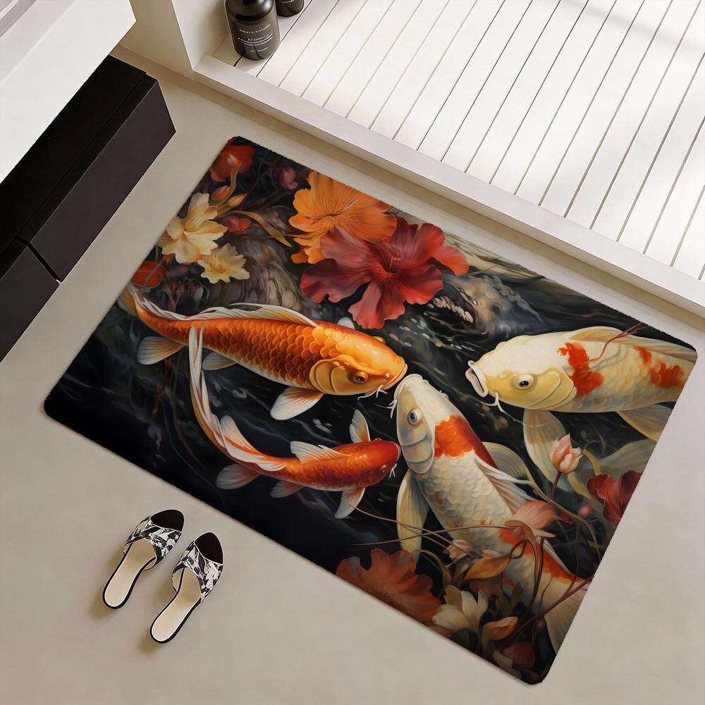 Koi fish that bring you good l - Home Goods Bathroom Mats ulasan dan harga