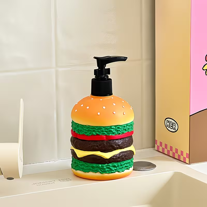 Cute hamburger shaped press-ty - Tiny Home Bathroom Kit ulasan dan harga