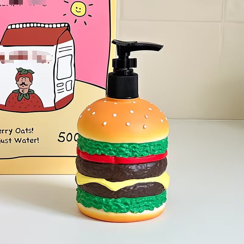 Cute hamburger shaped press-ty - Tiny Home Bathroom Kit ulasan dan harga