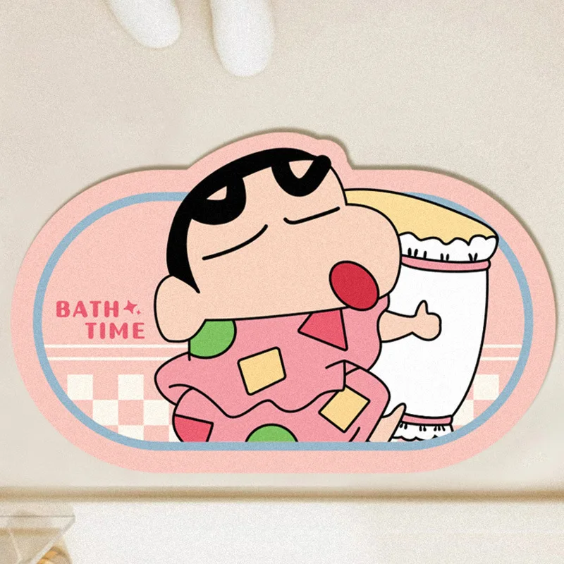Cartoon Cute Crayon Shin-chan  - Home Goods Bathroom Mats ulasan dan harga