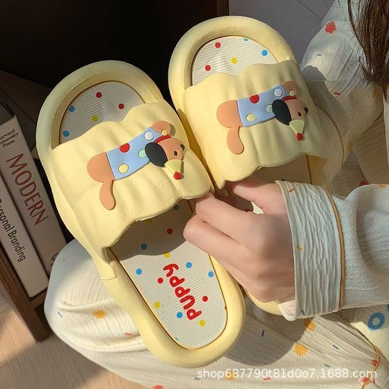 Cartoon Hot Dog Slippers for W - Your Home Bathroom ulasan dan harga