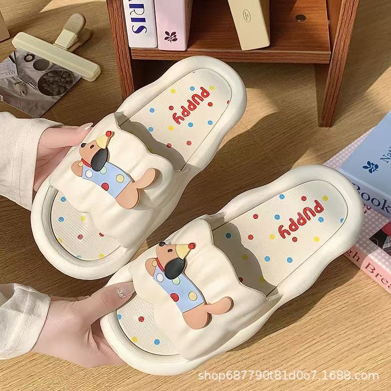 Cartoon Hot Dog Slippers for W - Your Home Bathroom ulasan dan harga