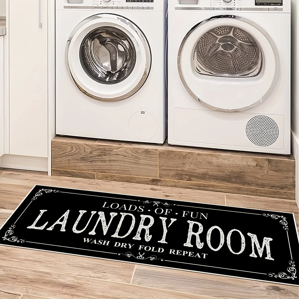 Laundry Room Rug Runner Non Sl - Tiny Home Bathroom Kit ulasan dan harga