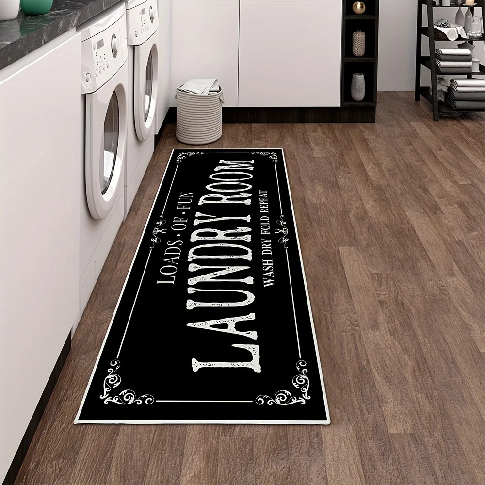 Laundry Room Rug Runner Non Sl - Tiny Home Bathroom Kit ulasan dan harga