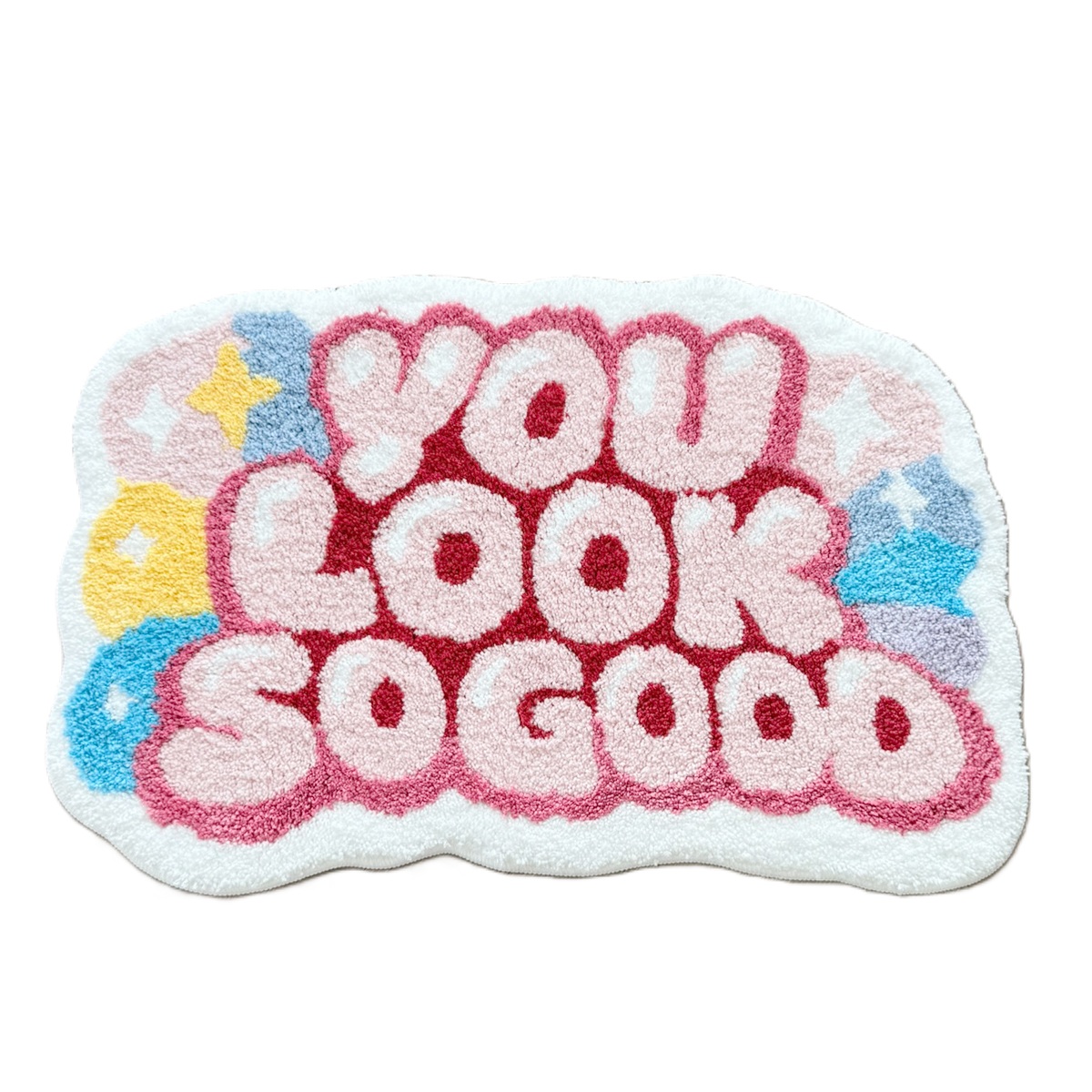 Cute Bubble Letter YOU LOOK SO - Home Goods Bathroom Vanity ulasan dan harga