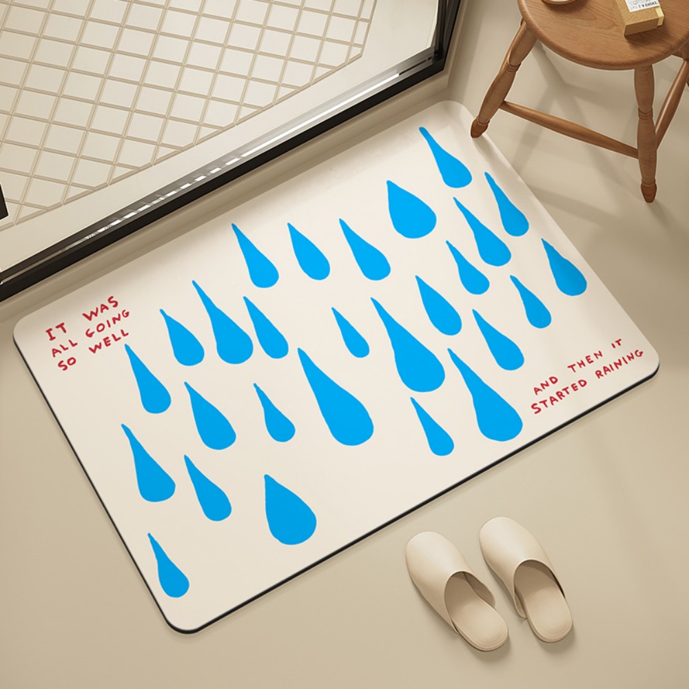VIKAMA Bathroom Tile Shower Ma - Home Goods Bathroom Mats ulasan dan harga