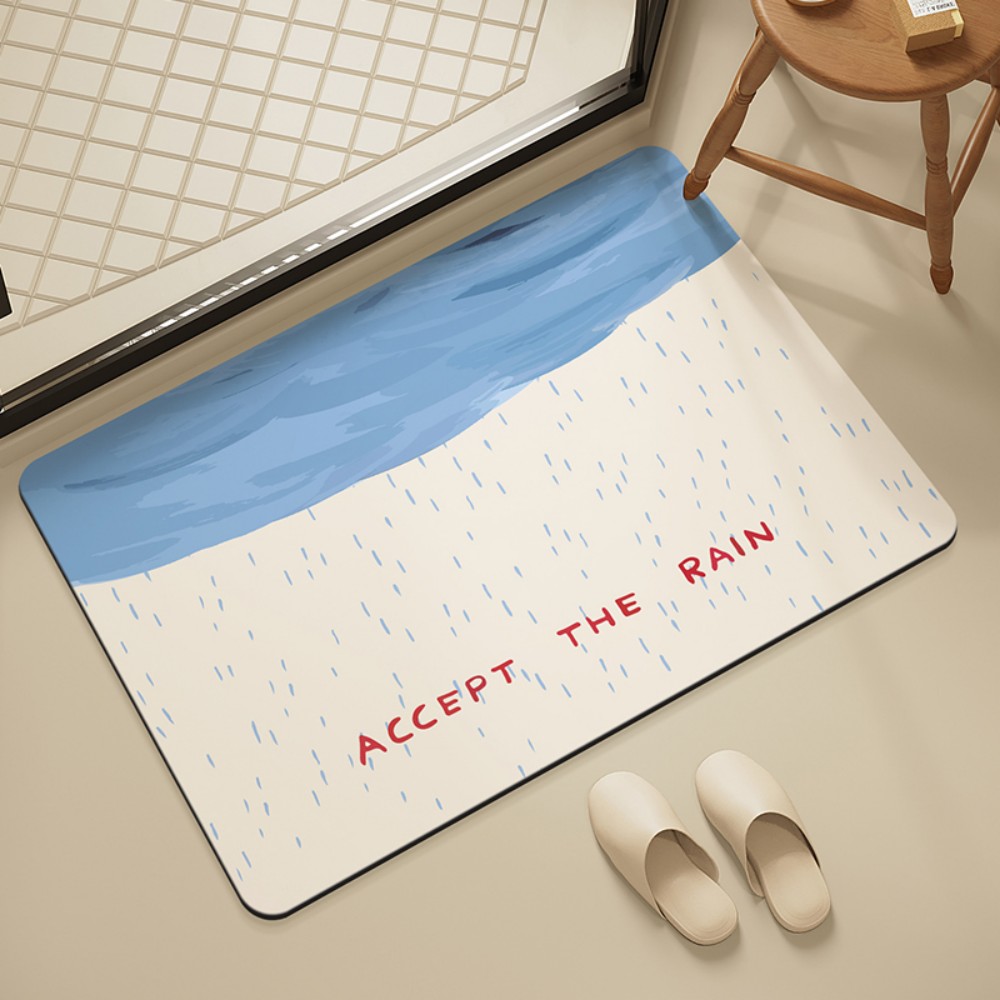 VIKAMA Bathroom Tile Shower Ma - Home Goods Bathroom Mats ulasan dan harga