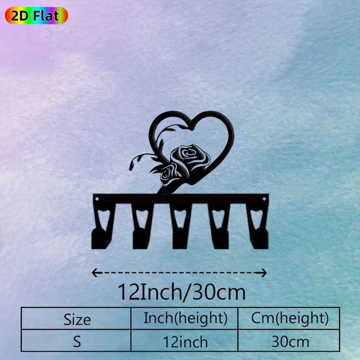 Brand Modern 5‑Hook Abstract H - Home Bathroom Organizer ulasan dan harga
