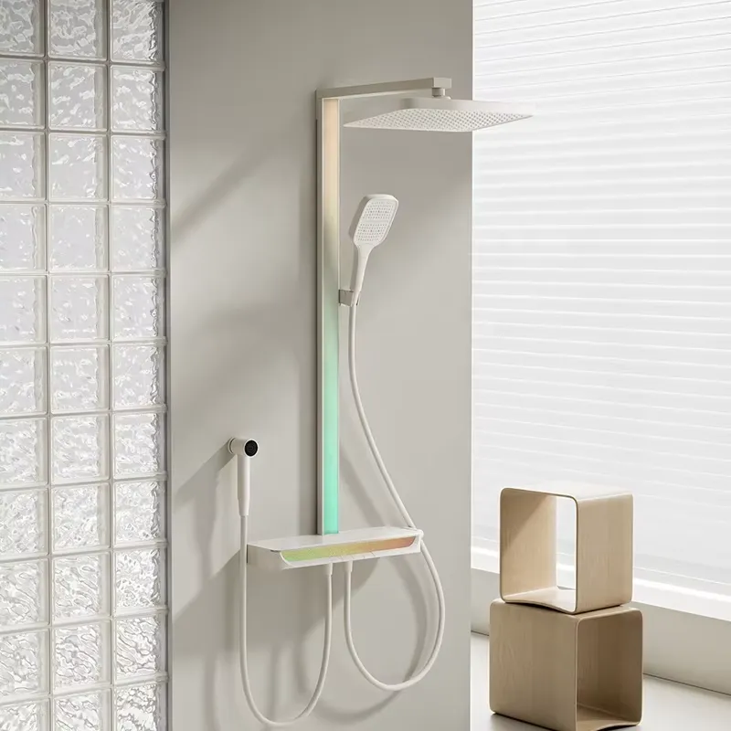 Brass Digital Waterfall Shower - Home Bath ulasan dan harga