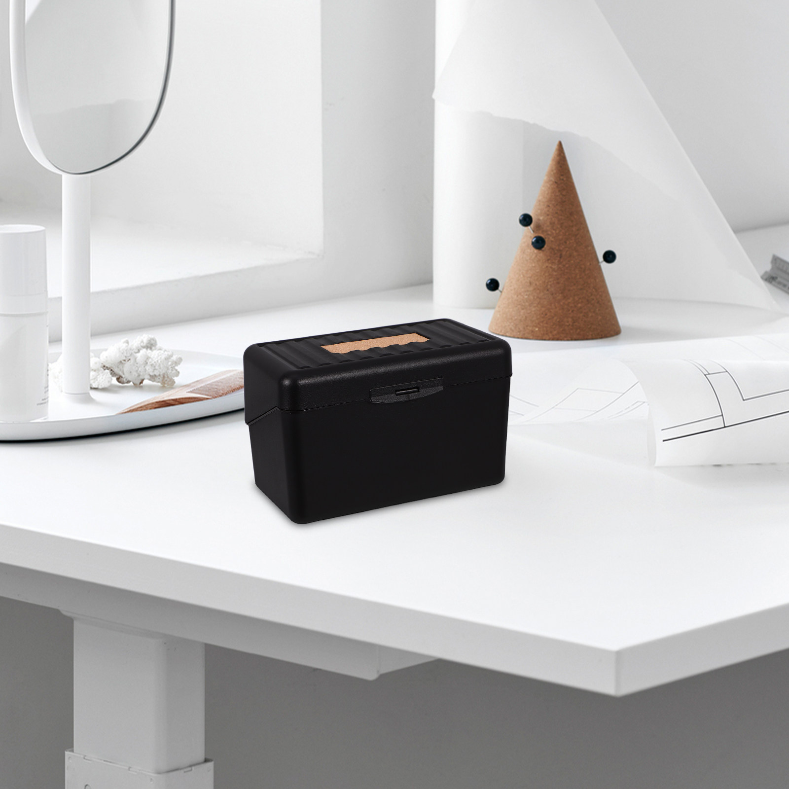 Premium Index Card Holder Box  - Home Bathroom Organizer ulasan dan harga