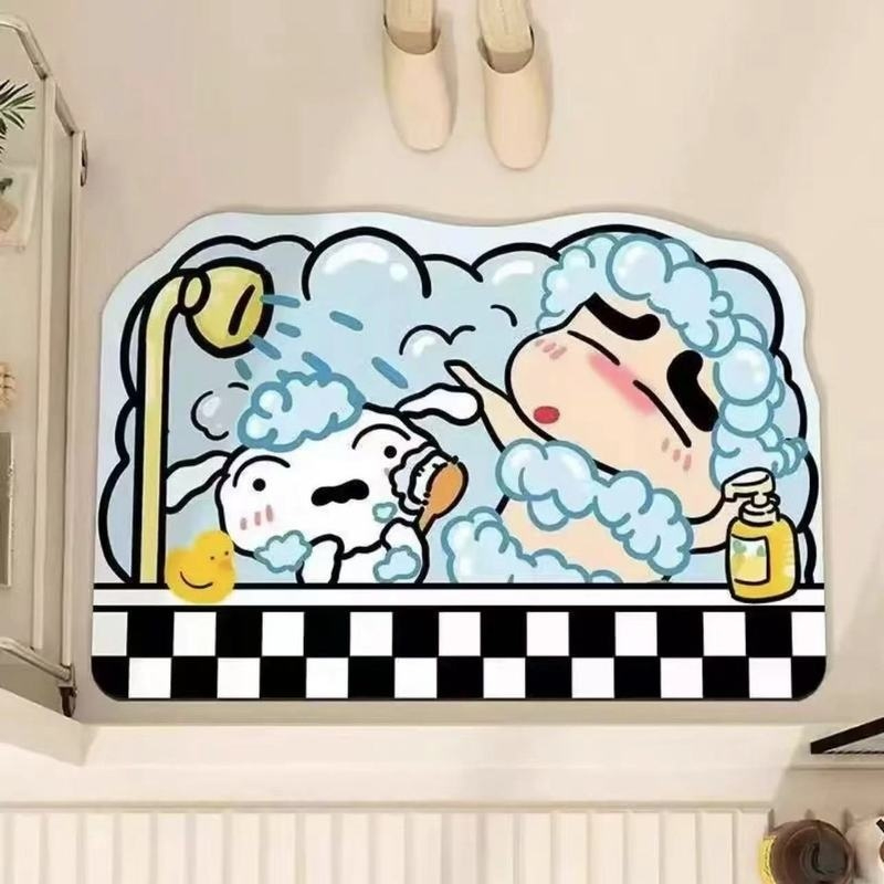 Shower Room Water Uptake Mat Q - Home Goods Bathroom Mats ulasan dan harga