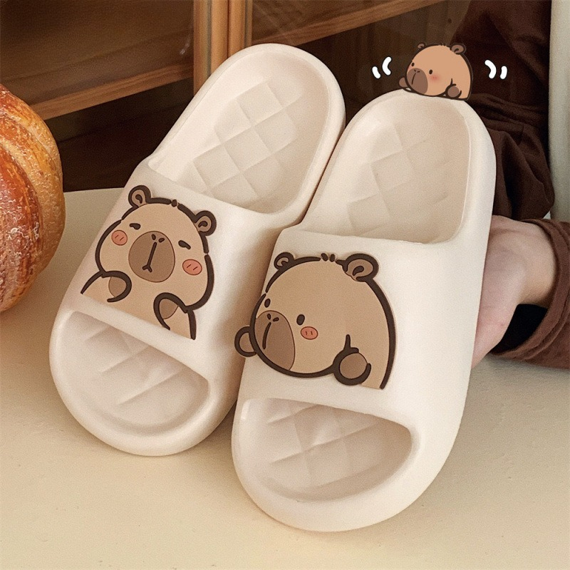 Women Slippers Cute Capybara H - Your Home Bathroom ulasan dan harga