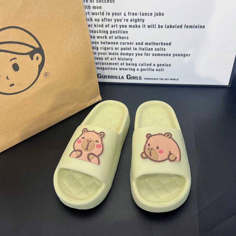 Women Slippers Cute Capybara H - Your Home Bathroom ulasan dan harga