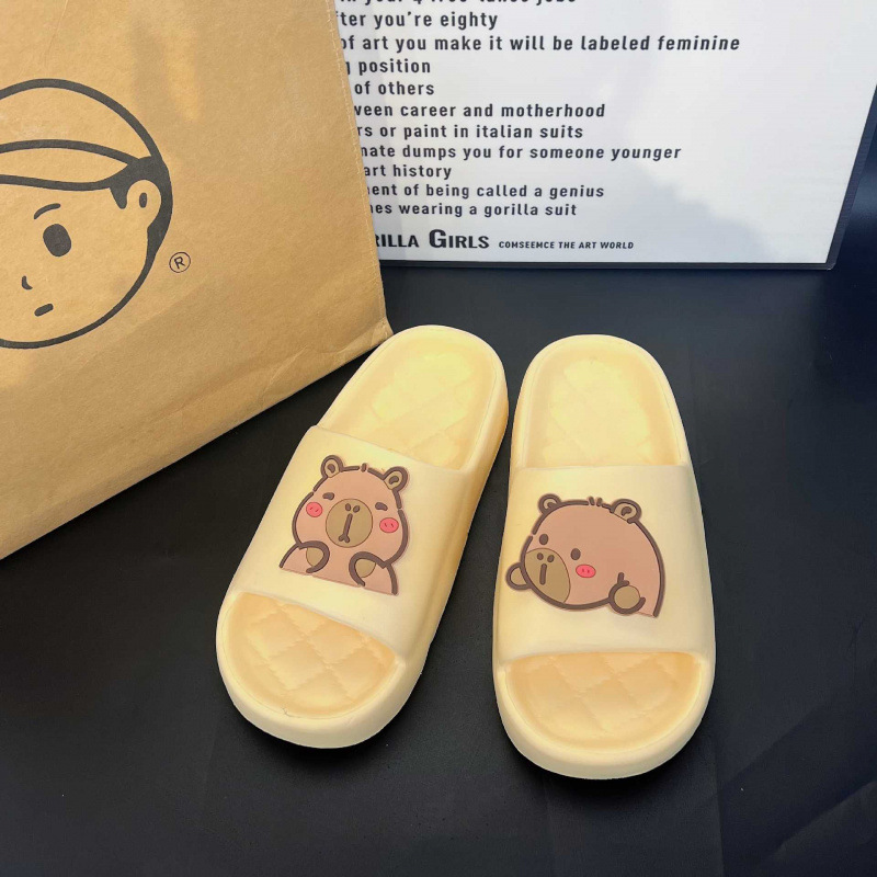 Women Slippers Cute Capybara H - Your Home Bathroom ulasan dan harga