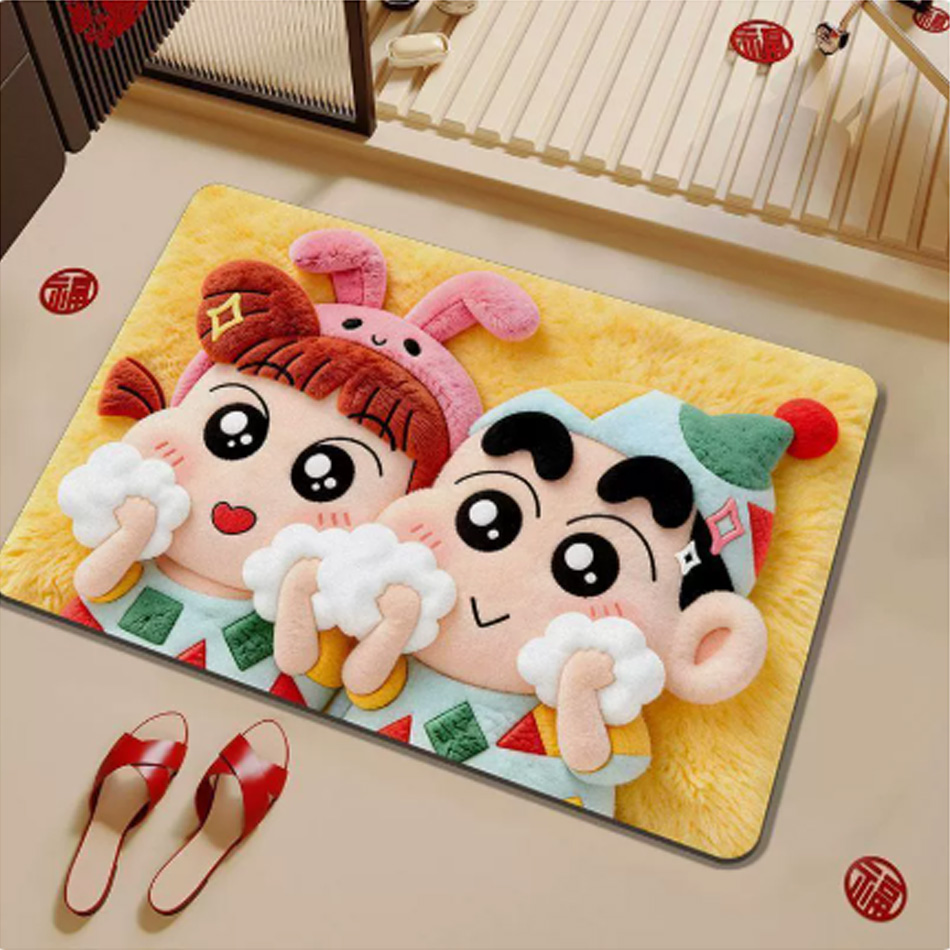 2027 Cartoon Diatomaceous Eart - Home Goods Bathroom Mats ulasan dan harga