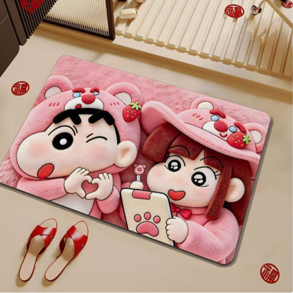 2027 Cartoon Diatomaceous Eart - Home Goods Bathroom Mats ulasan dan harga