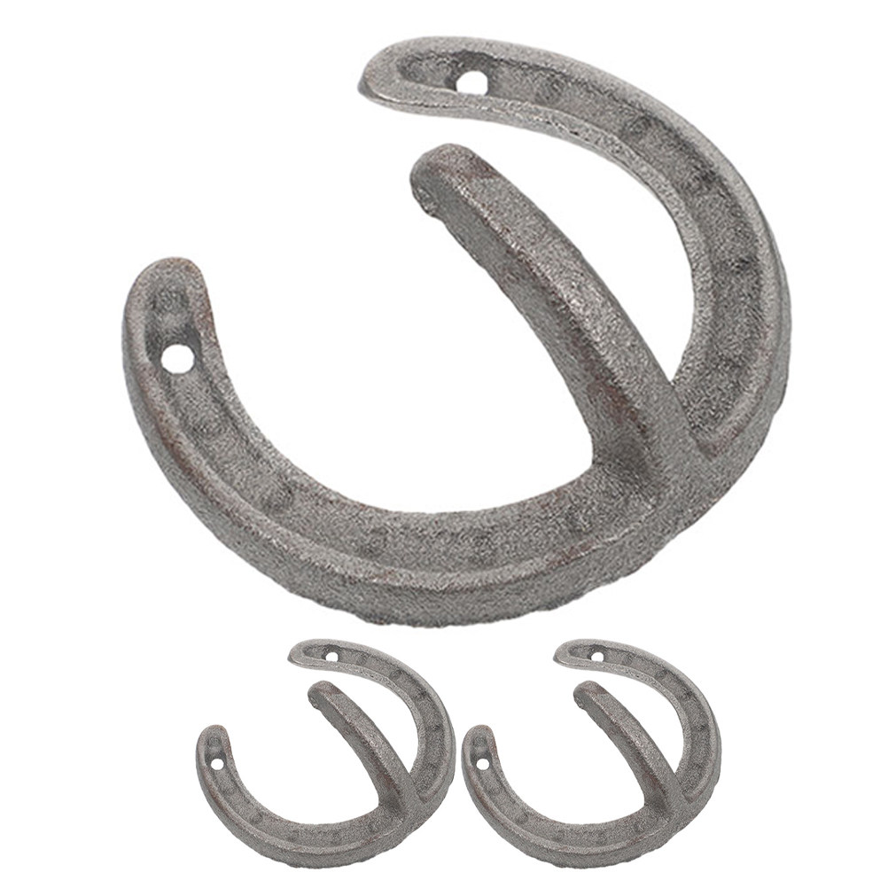 3Pcs Horseshoe Shape Wall Hook - Home Bathroom Organizer ulasan dan harga