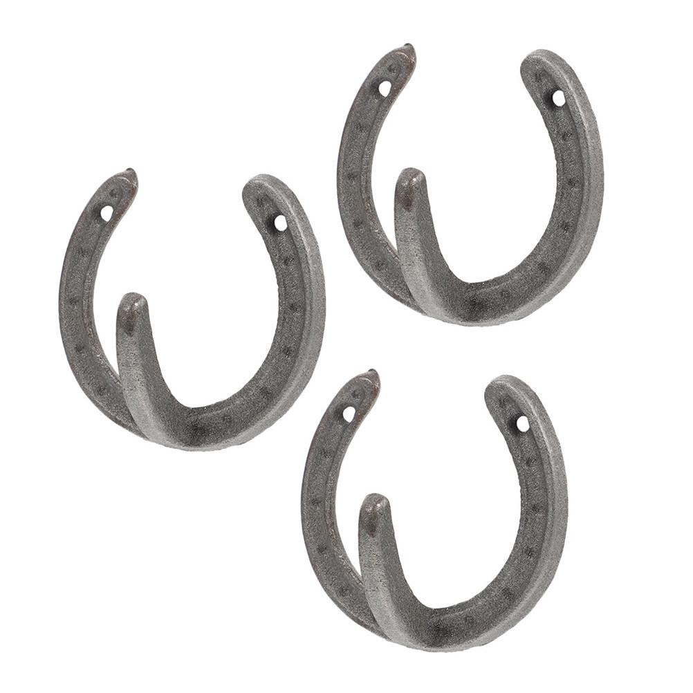 3Pcs Horseshoe Shape Wall Hook - Home Bathroom Organizer ulasan dan harga