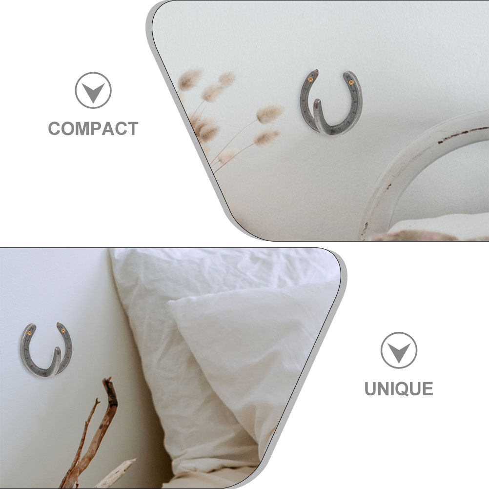 3Pcs Horseshoe Shape Wall Hook - Home Bathroom Organizer ulasan dan harga