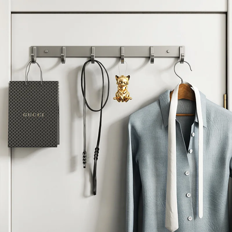 Aluminum Wall Hook Rack – No-D - Home Bathroom Organizer ulasan dan harga