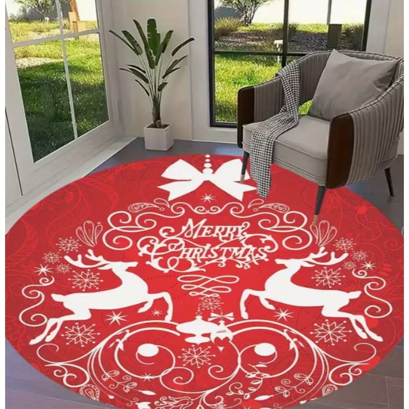 Christmas Themed carpet Santa  - Home Goods Bathroom Mats ulasan dan harga