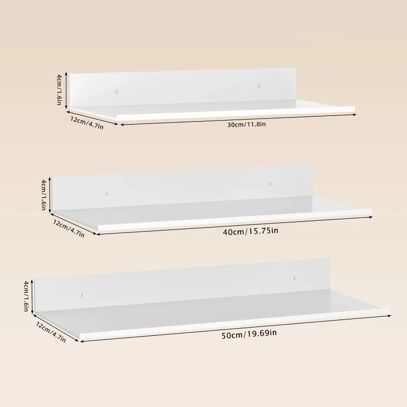 Metal Floating Shelves Wall Mo - Tiny Home Bathroom Kit ulasan dan harga