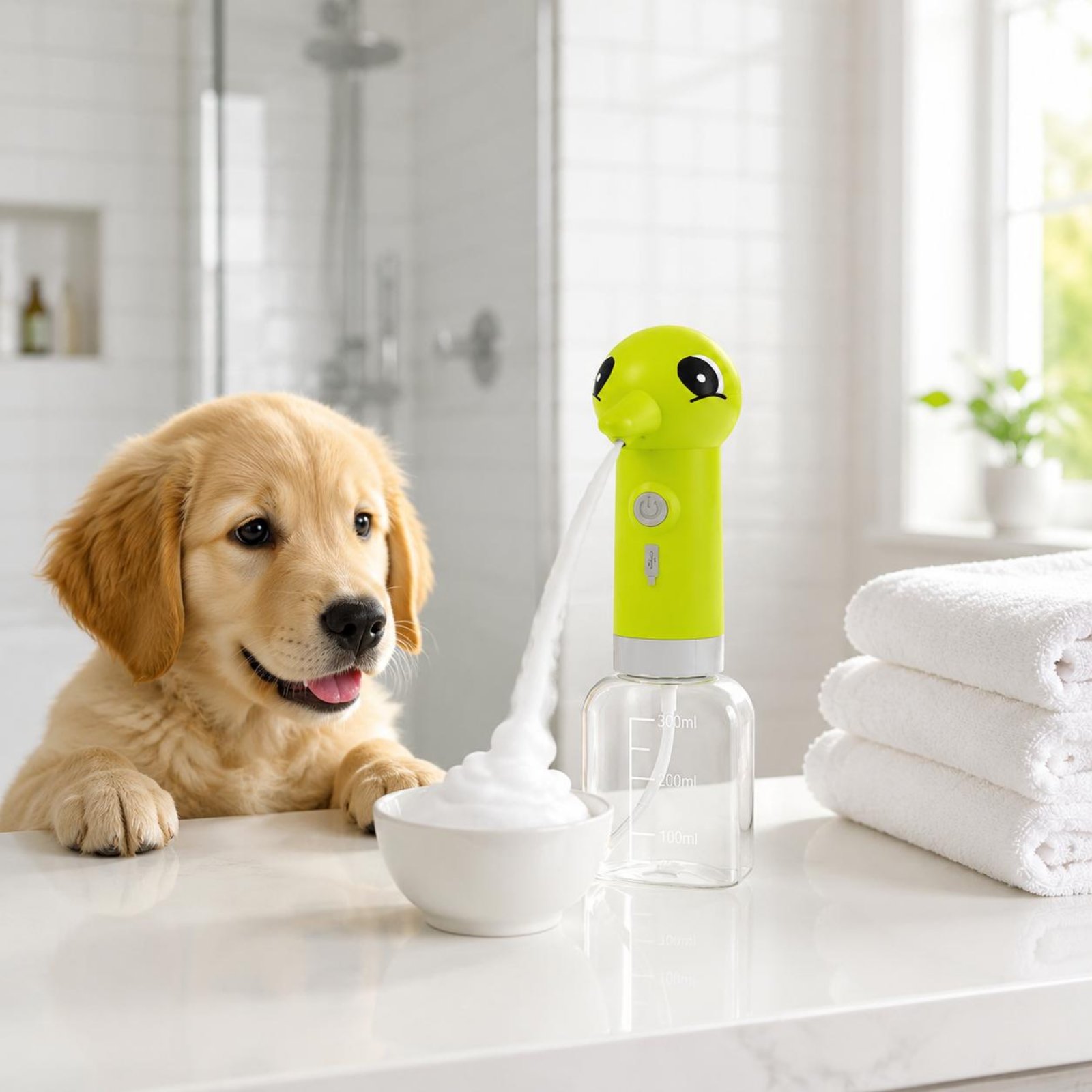 Pet Bath Foam Dispenser Easy t - Home Bath ulasan dan harga