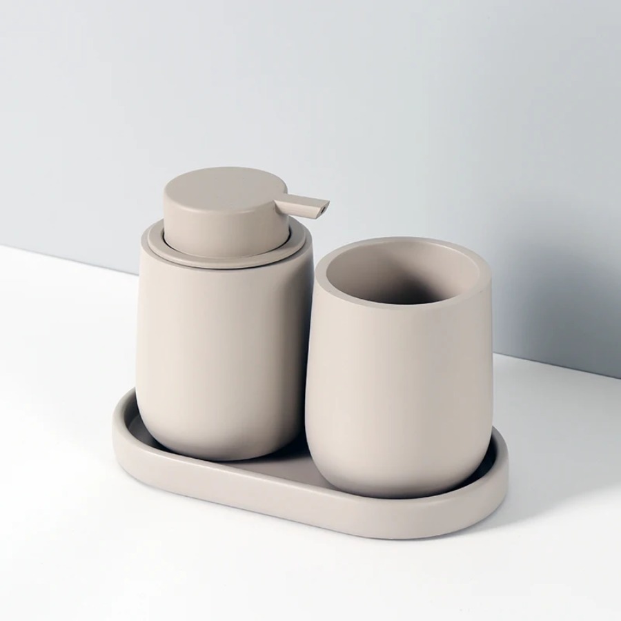 Bathroom Accessories Set Resin - Tiny Home Bathroom Kit ulasan dan harga