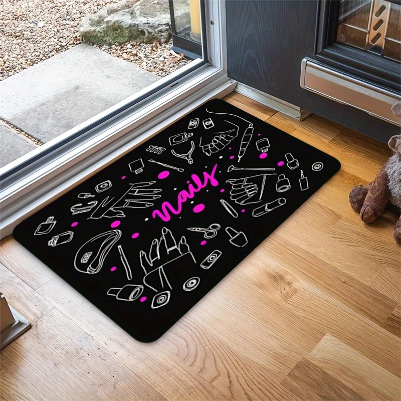 Manicure Nail Art Doormat Mat  - Home Goods Bathroom Vanity ulasan dan harga