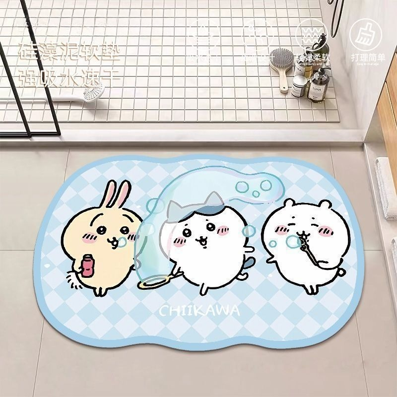 Anime Chiikawa Hachiware Usagi - Home Goods Bathroom Mats ulasan dan harga