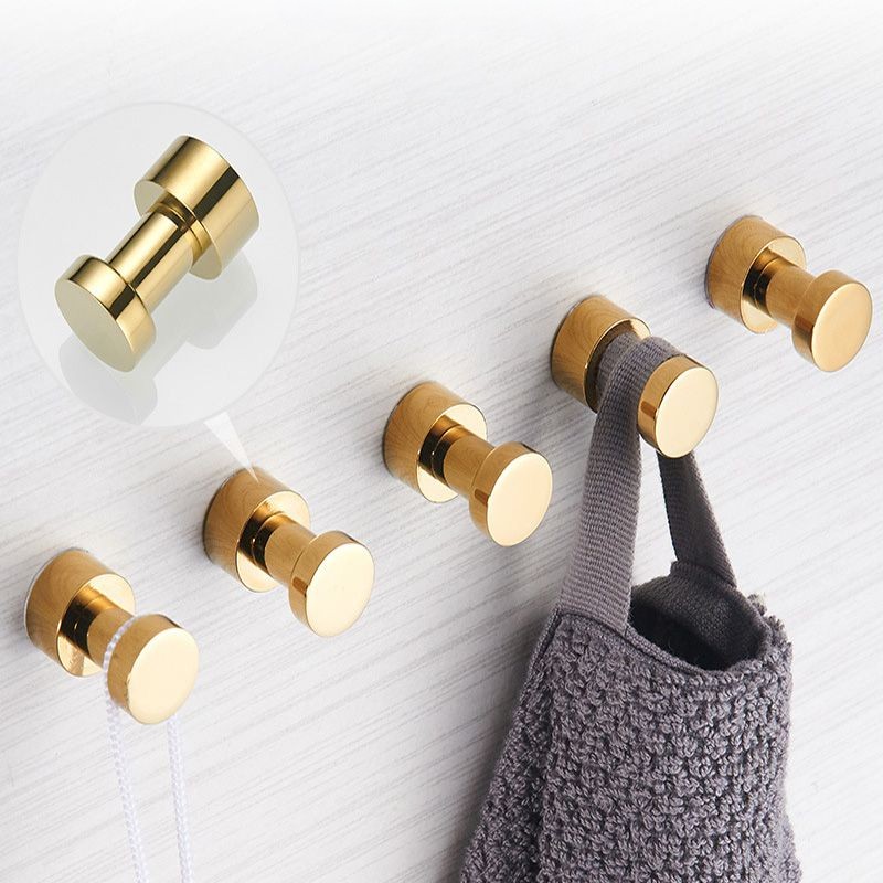 2/3/4/5pcs Brass Robe Hooks Ru - Tiny Home Bathroom Kit ulasan dan harga