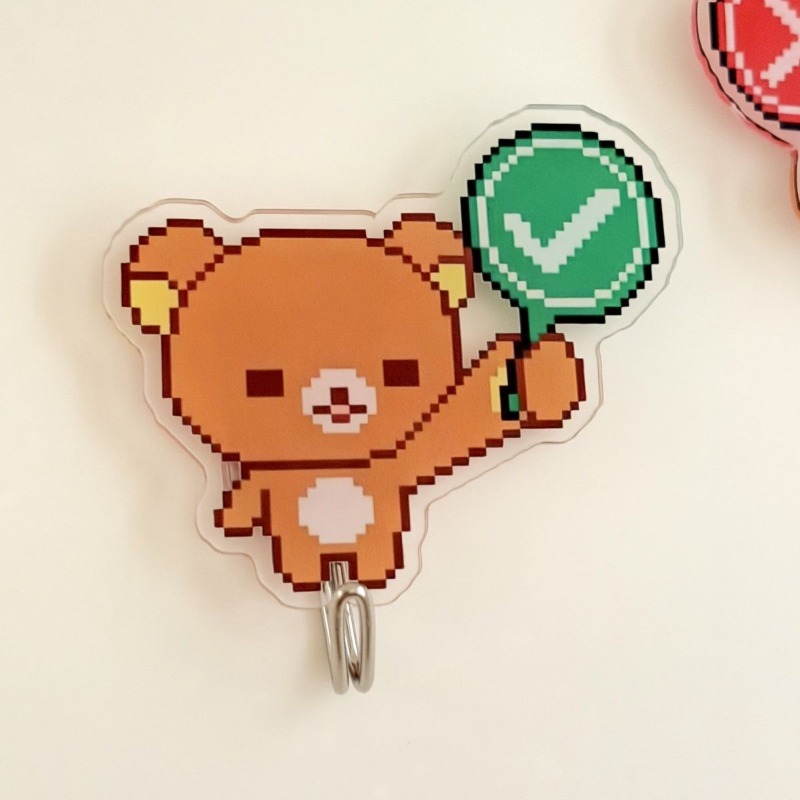 Cute Rilakkuma Adhesive Hooks  - Home Goods Bathroom Decor ulasan dan harga